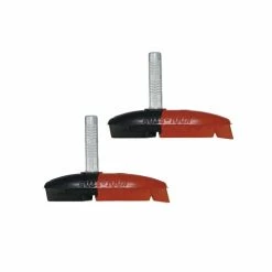 Kool Stop Bremsschuh Eagel 2 Steckbefestigung Cantilever 2 Stueck Schwarz-lachs