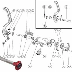 Formula R1 2011 - The One 2011 Hebelweiten Verstellkit Rot