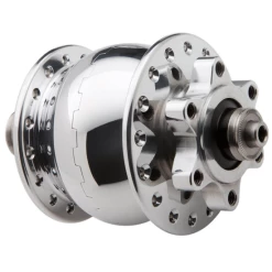 Schmidt SON 28 Nabendynamo Disc 6 Loch Silber Poliert 36 Loch