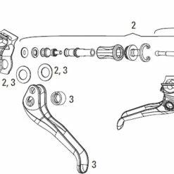 Avid Elixir XX X0 CR Mag Bremshebel Kolbenstift Set
