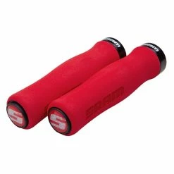 Sram Griffgummi Foam Contour Locking Grips Rot-schwarz