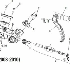 Avid Code Bremshebel Druckpunksverstellschraube Modell 2008-10