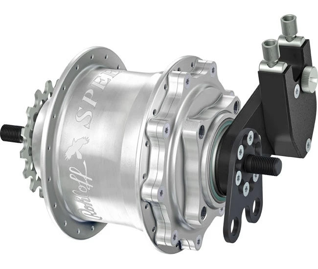 Rohloff Speedhub 500/14 TS DB Tandem Silber 32 Loch 1 Rohloff Speedhub 500/14 TS DB Tandem Silber 32 Loch