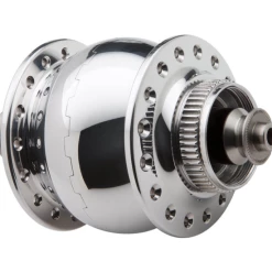 Schmidt SON 28 Nabendynamo Disc Centerlock Silber Poliert 36 Loch