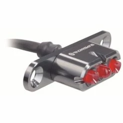 Supernova E3 Tail Light 2 Ruecklicht LED Titangrau Gepaecktraeger Montage Kabelabg. 0 Grad