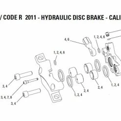 Avid Code Ersatzteil Bremssattel Schrauben Kit Ab Mod 2001 Nr 3