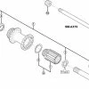Shimano XTR FH-M988 Disc Hinterradnabe Ersatzteil | Hohlachse Komplett Nr 1