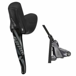 Sram Force 1 Disc Bremshebel + Scheibenbremse Flat Mount 180 Cm Leitung