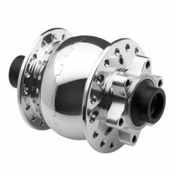 Schmidt SON 28 /15 Nabendynamo Disc 6 Loch Silber Poliert 32 Loch