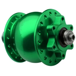 Schmidt SON 28 Nabendynamo Disc 6 Loch Hellgruen Eloxiert 36 Loch