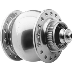Schmidt SON 28 Nabendynamo Disc Centerlock Silber Eloxiert 32 Loch