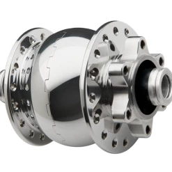 Schmidt SON 28 /12 Nabendynamo Disc 6 Loch Silber Poliert 32 Loch