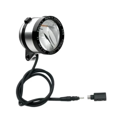 Schmidt Son Edelux II Fahrradlampe Silber Eloxiert 100 Cm Kabel Koax Stecker + Adapter 90 Lux