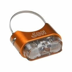 Schmidts SON Ruecklicht Sattelstuetze Ohne Kabel Farbe Orange Glas Klar