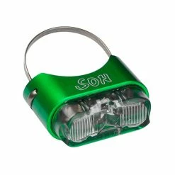 Schmidts SON Ruecklicht Sattelstuetze Ohne Kabel Farbe Gruen Glas Klar