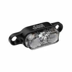 Schmidts SON Gepaecktraeger Ruecklicht 190cm Kabel Farbe Schwarz Glas Klar