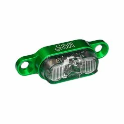 Schmidts SON Gepaecktraeger Ruecklicht 190cm Kabel Farbe Gruen Glas Klar