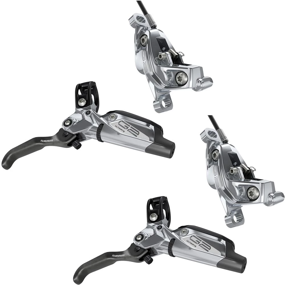 Disc Set Sram G2 Ultimate Carbon Scheibenbremsen Grau-eloxiert 1 Disc Set Sram G2 Ultimate Carbon Scheibenbremsen Grau-eloxiert