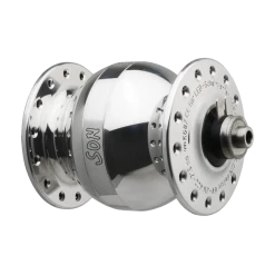 Schmidt SONdelux Wide Body Nabendynamo Silber 32 Loch