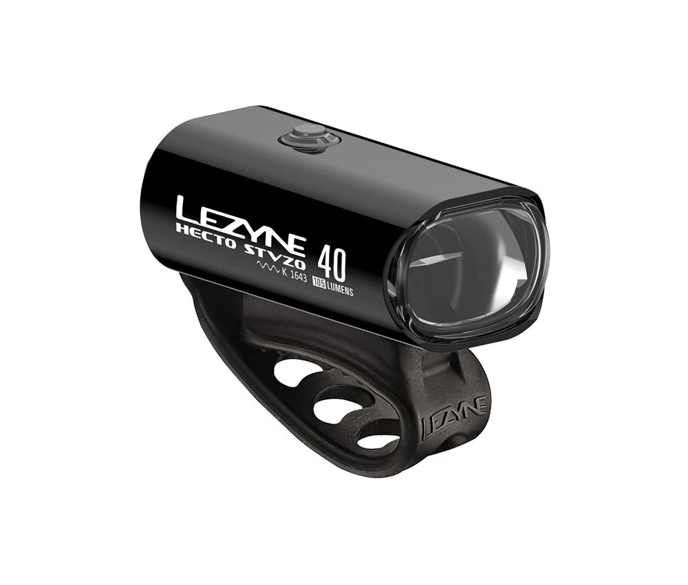 Lezyne Hecto 40 Frontlampe LED 105 Lumen Farbe Schwarz 1 Lezyne Hecto 40 Frontlampe LED 105 Lumen Farbe Schwarz