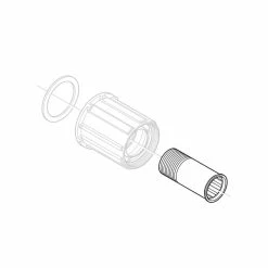 Shimano Ultegra / Deore XT Hinterradnabe Ersatzteil | Hohlachse Freilaufkoerper