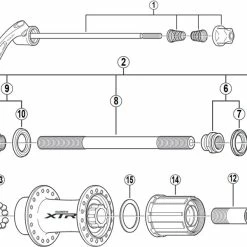 Shimano XTR FH-M960 Hinterradnabe Ersatzteil | Dichtring Rechts Nr 7