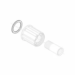 Shimano XTR / Ultegra / Deore XT / Zee Hinterradnabe Ersatzteil | Dichtung Freilaufkoerper