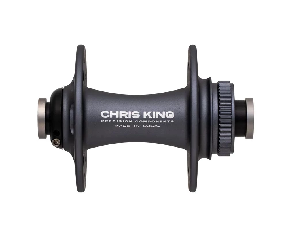 Chris King R45D Vorderradnabe 12x100 Disc Centerlock 24 Loch Matte Slate | Matt-grau 2 Chris King R45D Vorderradnabe 12x100 Disc Centerlock 24 Loch Matte Slate | Matt-grau – Bild 2