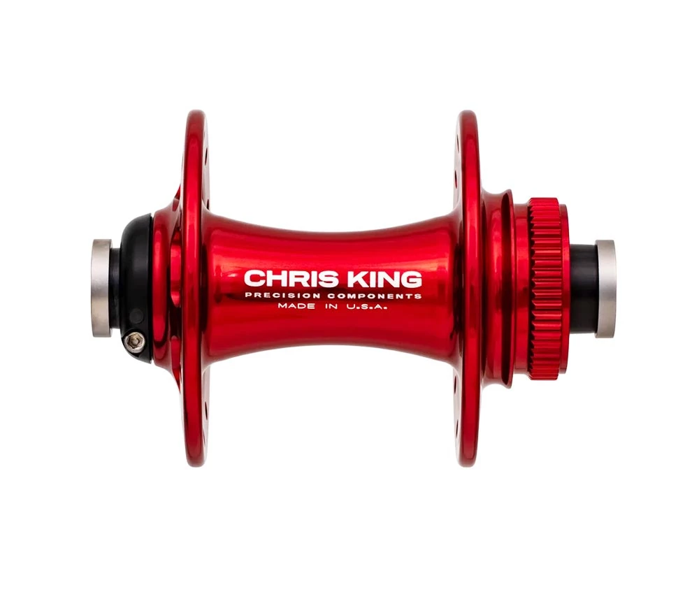 Chris King R45D Ceramic Vorderradnabe 12x100 Disc Centerlock 32 Loch Red | Rot 2 Chris King R45D Ceramic Vorderradnabe 12x100 Disc Centerlock 32 Loch Red | Rot – Bild 2