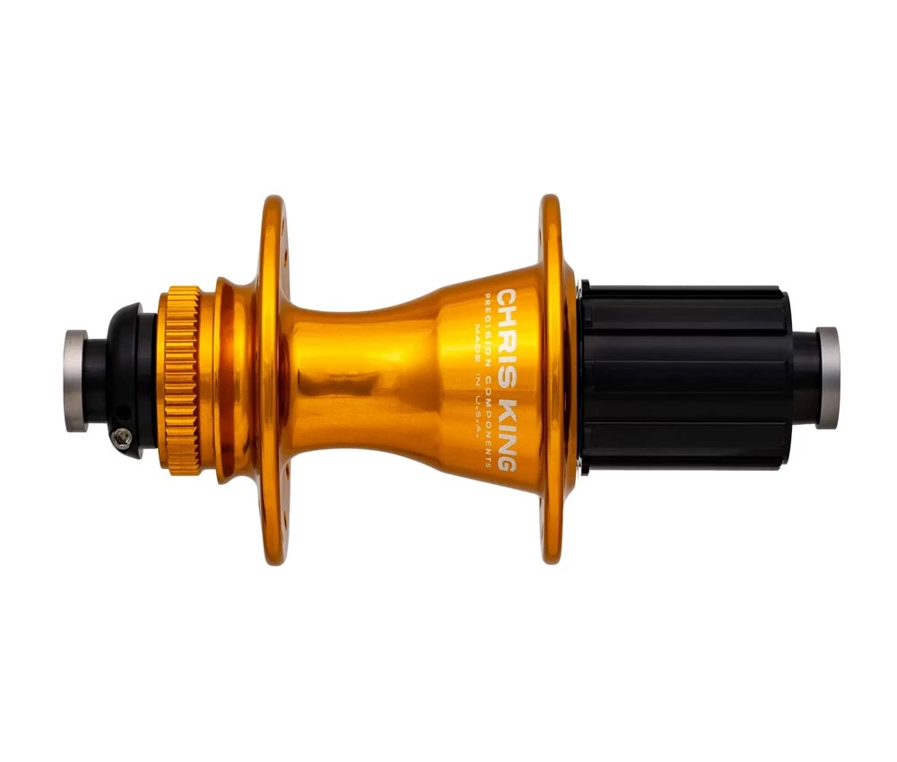 Chris King R45D Ceramic Hinterradnabe 12x142 Disc Centerlock 24 Loch Rotor HG11 Gold | Gold 1 Chris King R45D Ceramic Hinterradnabe 12x142 Disc Centerlock 24 Loch Rotor HG11 Gold | Gold