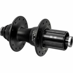 Chris King R45D Ceramic Hinterradnabe 12x142 Disc Centerlock 28 Loch Rotor HG11 Matte Jet | Matt-schwarz