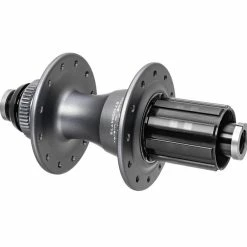 Chris King R45D Ceramic Hinterradnabe 12x142 Disc Centerlock 28 Loch Rotor HG11 Matte Slate | Matt-grau