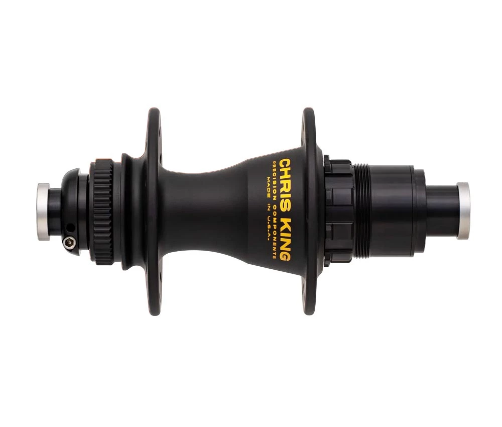 Chris King R45D Ceramic Hinterradnabe 12x142 Disc Centerlock 28 Loch Rotor Sram XDR Two Tone | Schwarz-gold 1 Chris King R45D Ceramic Hinterradnabe 12x142 Disc Centerlock 28 Loch Rotor Sram XDR Two Tone | Schwarz-gold