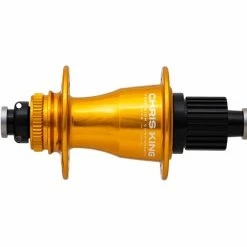 Chris King Boost Centerlock Hinterradnabe 12x148 Disc Centerlock 28 Loch Rotor Shimano Micro-Spline Gold | Gold