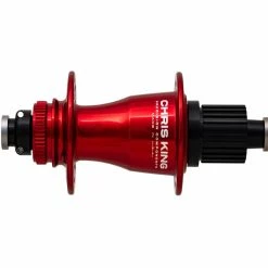 Chris King Boost Centerlock Hinterradnabe 12x148 Disc Centerlock 28 Loch Rotor Shimano Micro-Spline Red | Rot