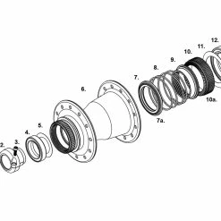 Chris King Boost Centerlock Hinterradnabe 12x148 Disc Centerlock 32 Loch Rotor Shimano Micro-Spline Red | Rot -Naben Verkäufe 56947 2