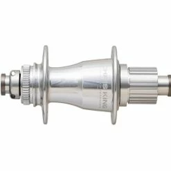 Chris King Boost Centerlock Hinterradnabe 12x148 Disc Centerlock 32 Loch Rotor Shimano Micro-Spline Silver | Silber