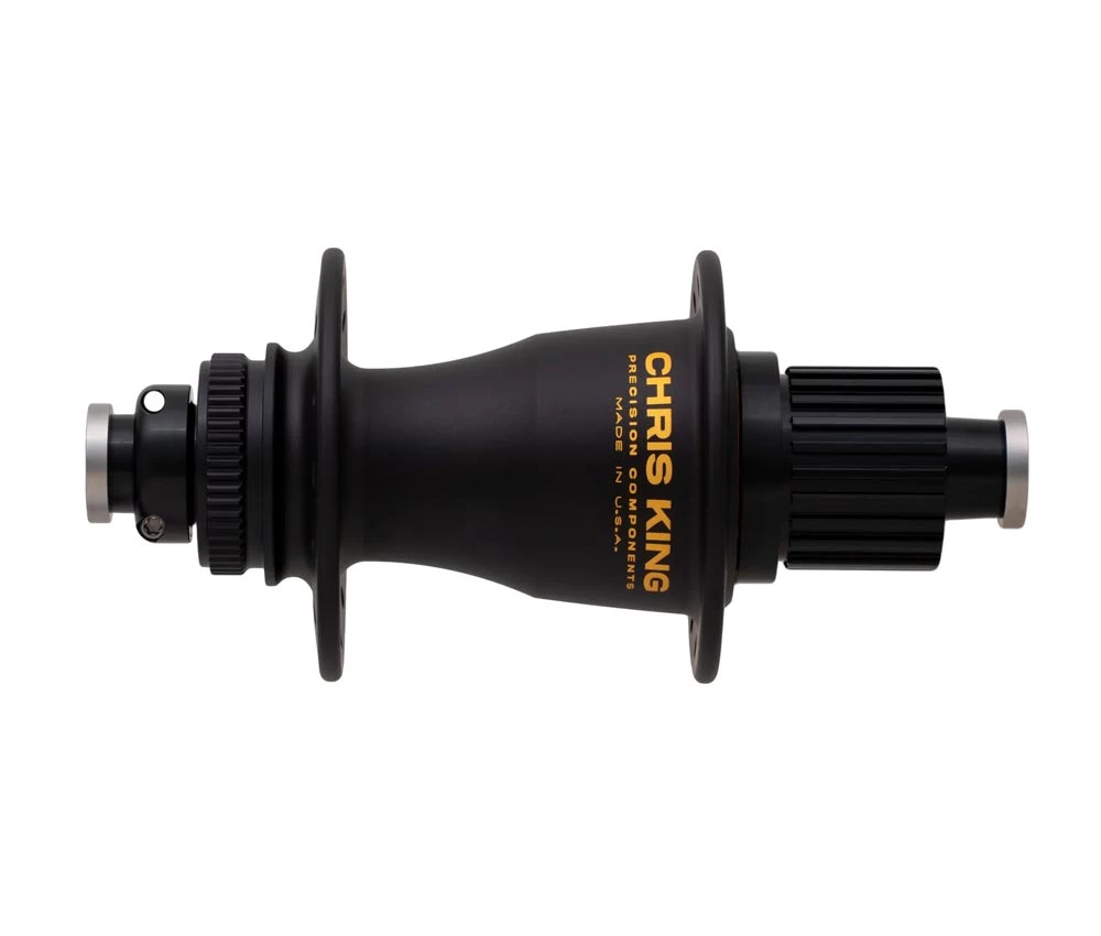 Chris King Boost Centerlock Hinterradnabe 12x148 Disc Centerlock 32 Loch Rotor Shimano Micro-Spline Two Tone | Schwarz-gold 1 Chris King Boost Centerlock Hinterradnabe 12x148 Disc Centerlock 32 Loch Rotor Shimano Micro-Spline Two Tone | Schwarz-gold