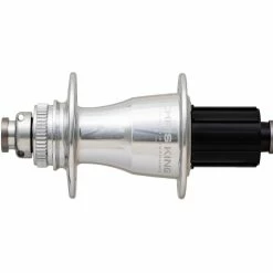 Chris King Boost Centerlock Ceramic Hinterradnabe 12x148 Disc Centerlock 24 Loch Rotor Shimano HG11 Silver | Silber