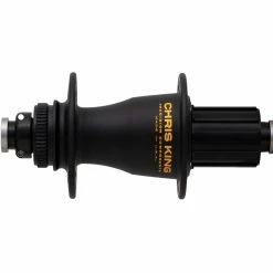 Chris King Boost Centerlock Ceramic Hinterradnabe 12x148 Disc Centerlock 32 Loch Rotor Shimano HG11 Two Tone | Schwarz-gold