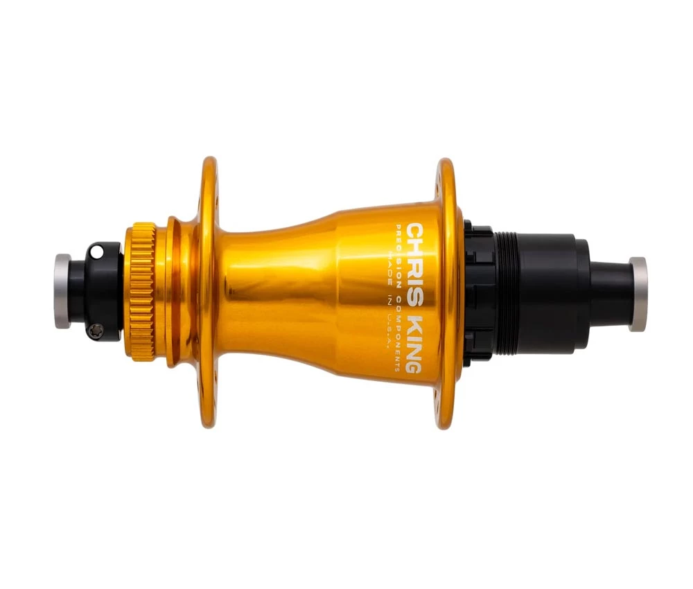 Chris King Boost Centerlock Ceramic Hinterradnabe 12x148 Disc Centerlock 32 Loch Rotor Sram XD Gold | Gold 1 Chris King Boost Centerlock Ceramic Hinterradnabe 12x148 Disc Centerlock 32 Loch Rotor Sram XD Gold | Gold