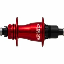 Chris King Boost Centerlock Ceramic Hinterradnabe 12x148 Disc Centerlock 32 Loch Rotor Sram XD Red | Rot