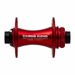 Chris King Boost Centerlock Ceramic Vorderradnabe 15x110 Disc Centerlock 24 Loch Red | Rot