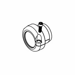 Chris King Boost Centerlock Hinterradnabe Ersatzteil | Achsverschraubung Silber