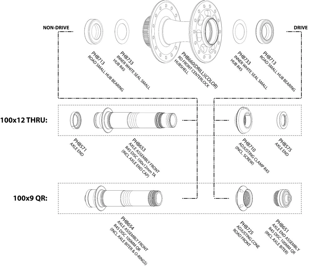 Chris King R45D Vorderradnabe Ersatzteil | Achsverschraubung Schnellspanner Schwarz 2 Chris King R45D Vorderradnabe Ersatzteil | Achsverschraubung Schnellspanner Schwarz – Bild 2