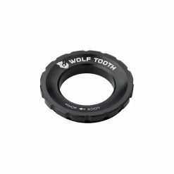 Wolf Tooth Centerlock Verschlussring - Externe Verschraubung Aluminium Schwarz