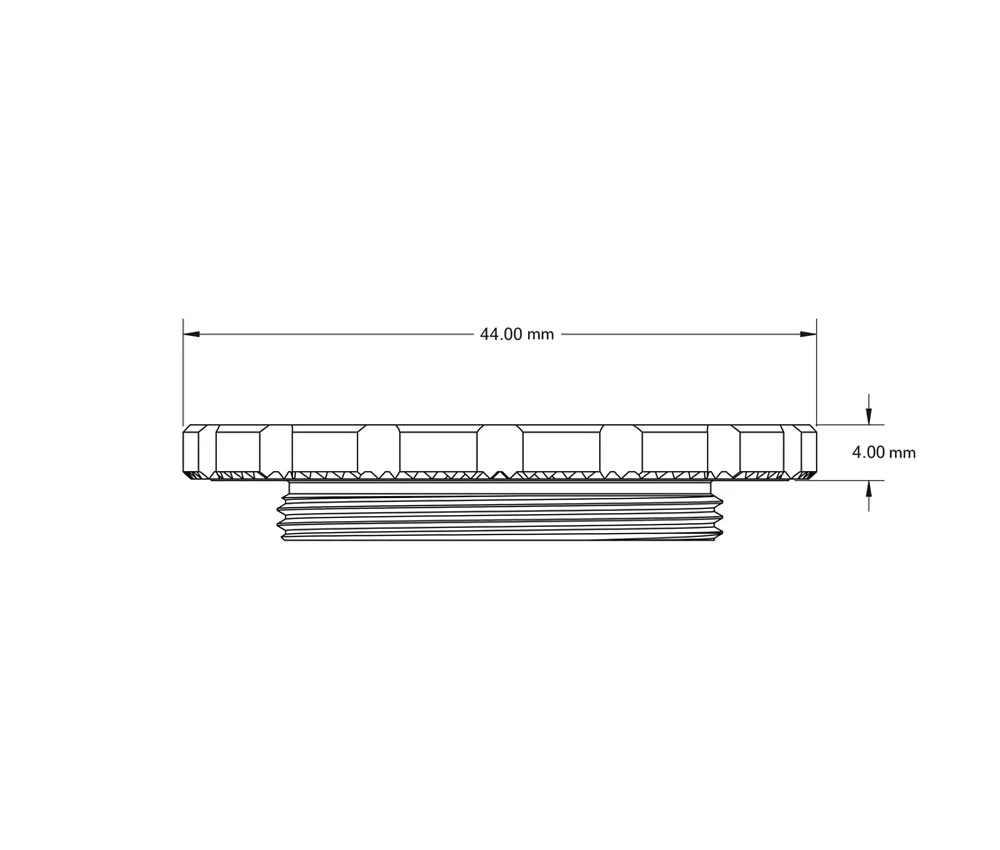 Wolf Tooth Centerlock Verschlussring - Externe Verschraubung Aluminium Blau 2 Wolf Tooth Centerlock Verschlussring - Externe Verschraubung Aluminium Blau – Bild 2