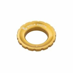 Wolf Tooth Centerlock Verschlussring - Externe Verschraubung Aluminium Gold