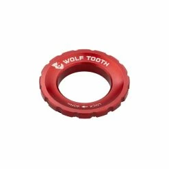Wolf Tooth Centerlock Verschlussring - Externe Verschraubung Aluminium Rot