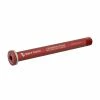 Wolf Tooth Steckachse Vorderrad - 12x100mm Laenge 120mm Gewinde M12x1,5mm Rot